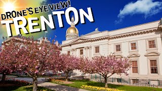 Trenton New Jersey Captivating 4K Drone Footage Tour of the Capital City 🏛️ [upl. by Enaid]