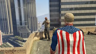 GTA 5  Homelander kills snipers  Heart smash finalization [upl. by Files]