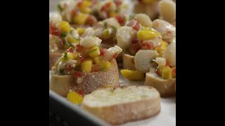 Patagonian Scallop Crostinis [upl. by Lleznol]