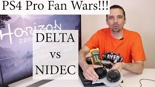 PS4 Pro Fan Noise  Delta vs Nidec Test [upl. by Cinamod]