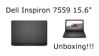 Dell Inspiron 7559 156 GTX 960M Unboxing [upl. by Lesab]