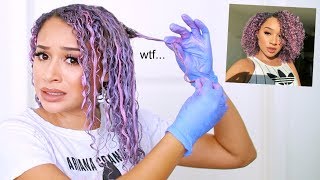 Trying Out Colored Wax On My Hair [upl. by Enreval]