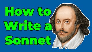 How to Write a Sonnet  Write your own Shakespearean sonnet [upl. by Nemad]