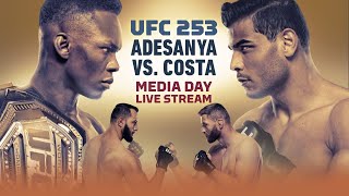 UFC 253 Media Day Live Stream  MMA Fighting [upl. by Lynus]