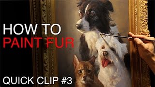 Painting PET PORTRAITS  How To Paint Fur [upl. by Nyloc622]