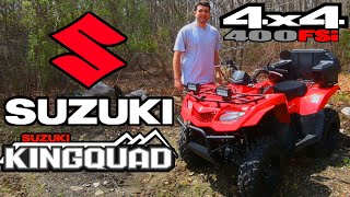 Suzuki KingQuad 400 FSi  Buyers Review [upl. by Sihtnyc]