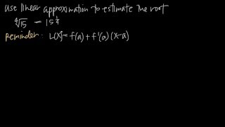 ESTIMATE THE ROOT with linear approximation KristaKingMath [upl. by Johannessen761]