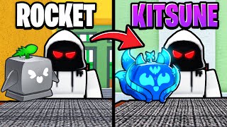 Trading From ROCKET To KITSUNE in One Video Blox Fruits [upl. by Ibmab]