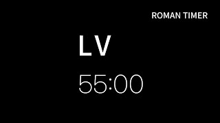 Roman 55 Minute Timer  Roman LV [upl. by Nylahs344]