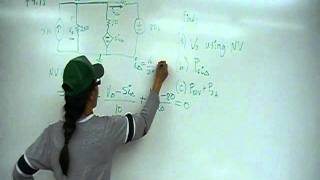 Node Voltage with Dependent Voltage Source P418 Nilsson Riedel Electric Circuits 9E Solution [upl. by Fesoj]