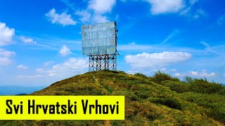 Ozeblin Lička Plješivica 1657m  planinarenje 105 VRH iz serijala SVI HRVATSKI VRHOVI 4K [upl. by Chappelka]