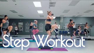 STEP WORKOUT  CARDIO DANCE FITNESS [upl. by Sirromad]