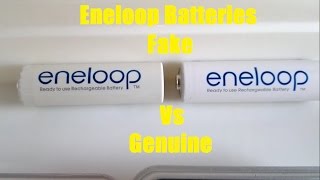 Eneloop Batteries  Fake vs Genuine English Subtitles [upl. by Anirav]