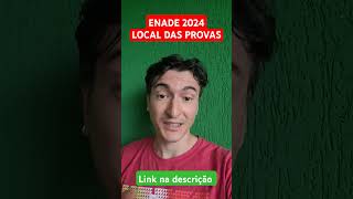 ENADE 2024  Local das provas [upl. by Abby]