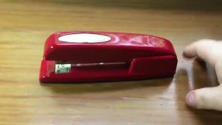 A Review Swingline Iconic 747 Rio Red Stapler  the same as Office Space [upl. by Ellenad]