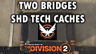 Division 2  Two Bridges  SHD Tech Cache Locations [upl. by Onez]