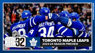 Toronto Maple Leafs 202324 Season Preview  Prediction [upl. by Plotkin]