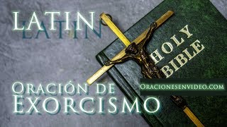 Exorcismo Contra Satanás LATÍN para purificar casa y cuerpo Escrita por Papa Leon XIII [upl. by Bobinette193]