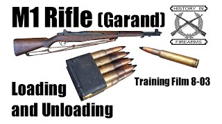 M1 Rifle Garand Loading and Unloading TF 803 [upl. by Adnowal551]