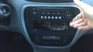 Citroen C3 dashboard door lock switch button removal [upl. by Dana670]