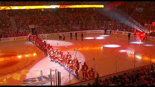 Calgary Flames 202223 Player Introductions [upl. by Anaitsirk]