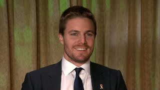 Arrow Series Finale Watch Stephen Amells First ET Interview From 2012 Exclusive [upl. by Curtice]