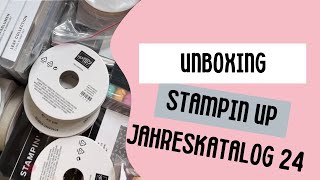 Unboxing  Vororder Stampin Up Jahreskatalog 2024 [upl. by Joub915]