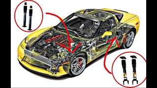 C5 C6 Corvette Magnetic ride  Selective ride Shock Replacement [upl. by Naanac]