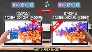 HONOR MAGICBOOK 15 2021 VS HONOR MAGICBOOK 14 2021 [upl. by Leba]