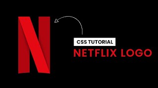 Netflix Logo  CSS Art [upl. by Aihtnyc]