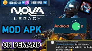 Nova legacy Mod APK For Android 11 Nova legacy Mod APK unlimited thrillium and coins [upl. by Naginnarb498]