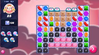 Candy Crush Saga LEVEL 1108 NO BOOSTERS new version🔄✅ [upl. by Asteria552]