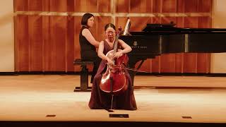 SaintSaëns  Cello Concerto No1 in A Minor Op33 Mvt I Group B  Mabel Shin 11 [upl. by Orianna]