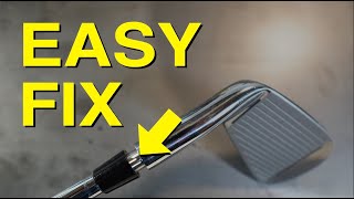 LOOSE FERRULE  The EASIEST Golf Club Repair [upl. by Ellerey829]