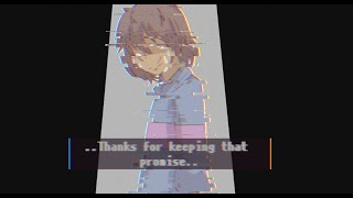 Glitchtale Frisks Farewell Alt Ending Comic Dub [upl. by Keefe]