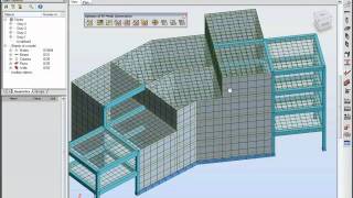 Robot Structural Analysis 2011  Meshing Consistency [upl. by Ainalem]