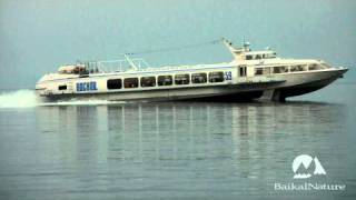 Voskhod boat 2nd type of hydrofoil on Lake Baikal [upl. by Kenn]