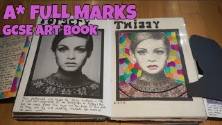 A GCSE Unit 1 Art book FULL MARKS [upl. by Entwistle]