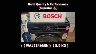 bosch series 6 front load washing machine  WAJ2846MIN  bosch washing machine  front load shorts [upl. by Margeaux799]