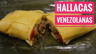 COMO HACER HALLACAS VENEZOLANAS PARA ESTA NAVIDAD 2023 🎄 RECETA FACILÍSIMA [upl. by Bohon]