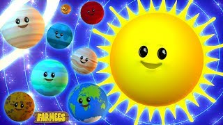 Planet Song  Learning Videos For Children  Nursery Rhymes by Farmees [upl. by Airun]