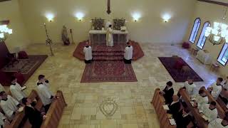 Low Mass with Two servers Traditional Latin Mass at St Thomas Aquinas Seminary [upl. by Nolaf]