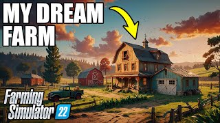 Im Building My DREAM FARM in Survival Mode FS22 SURVIVAL 3 [upl. by Shiller532]