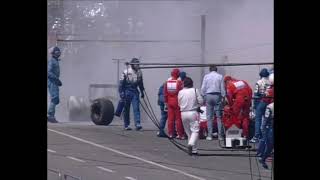 Jos Verstappens Massive Pit Fire  Germany 1994 [upl. by Isteb105]