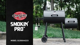 CharGriller Smokin’ Pro™ Barrel Grill and Offset Smoker [upl. by Artcele]