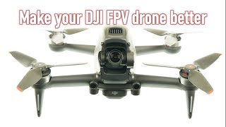 5 Upgrades for your DJI FPV Drone  shorts [upl. by Burbank]