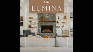 TRD amp Insert Lumina Electric Fireplace by Amantii in French [upl. by Benilda123]