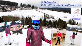 Lena Skifahren im Postwiesen Skidorf Neuastenberg [upl. by Drazze]