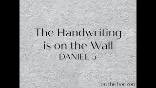 The Handwriting is on the Wall  December 1 2024 [upl. by Elly]