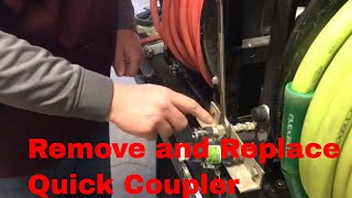 How to Remove and Replace High Pressure Hose Quick Coupler or Plug [upl. by Sackman409]